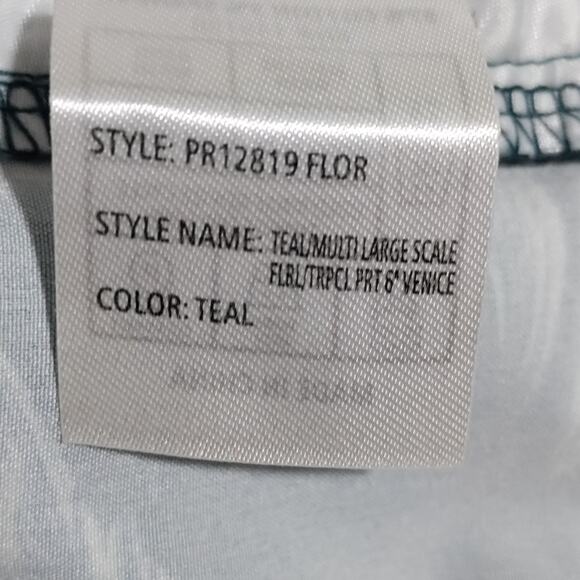 Public Record 5" Swim Trunks Hawaiian Floral Mens Large Standard Fit Unlined - Picture 13 of 14